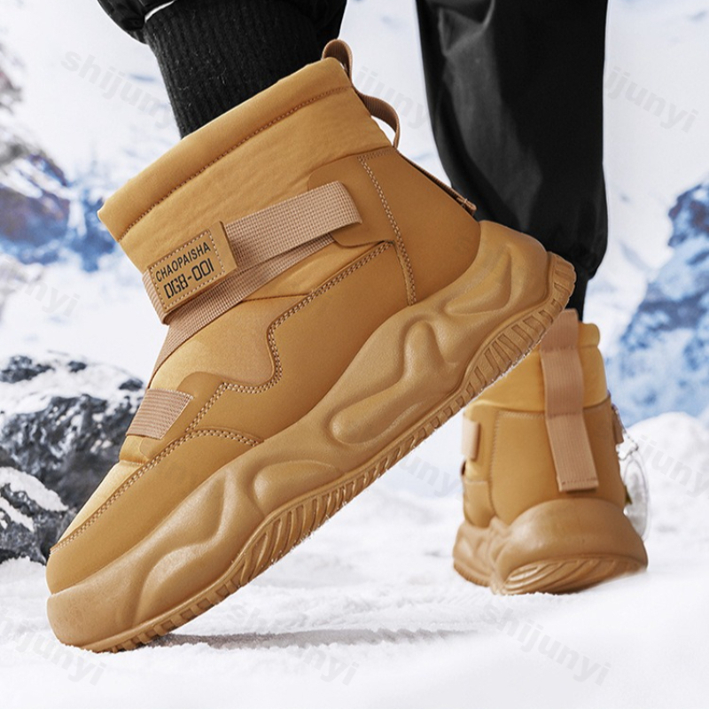 Men'S Shoes Increase Height - Men Snow Boots 2025 Winter New