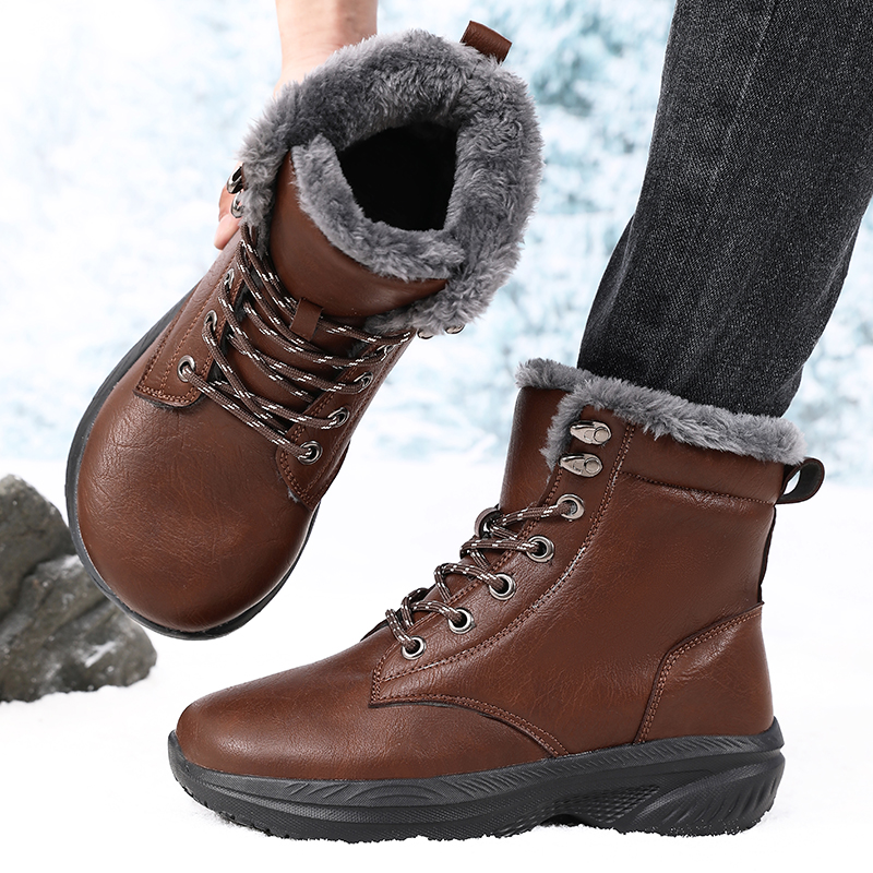 Men Winter Snow Boots for Wate - đánh giá và giá Men'S Shoes Water Resistant