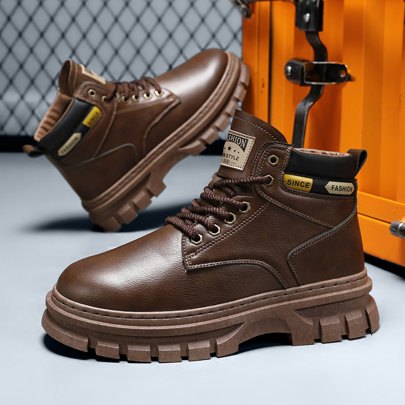 Fashion Leather Men Boots Wint - đánh giá và giá Men'S Shoes Hey Dude