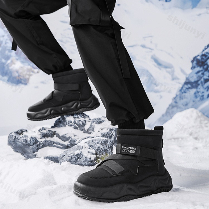 Men Snow Boots 2025 Winter New - đánh giá và giá Men'S Shoes Increase Height