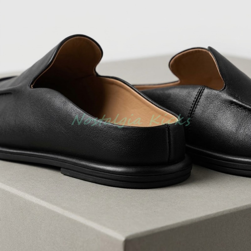 Mens Leather Mules Backless Sl - đánh giá và giá Men'S Shoes Smart