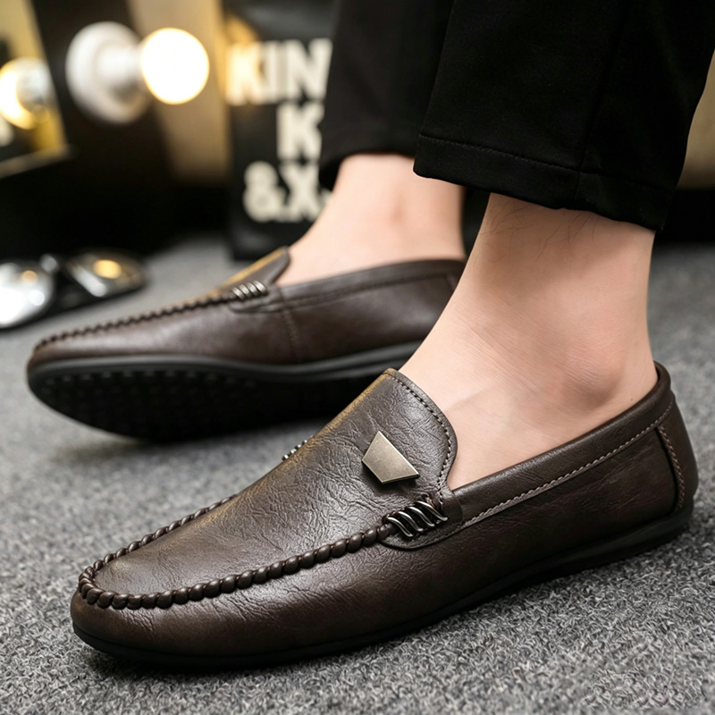 British Style Men's Leather Sh - đánh giá và giá Men'S Shoes Hey Dude