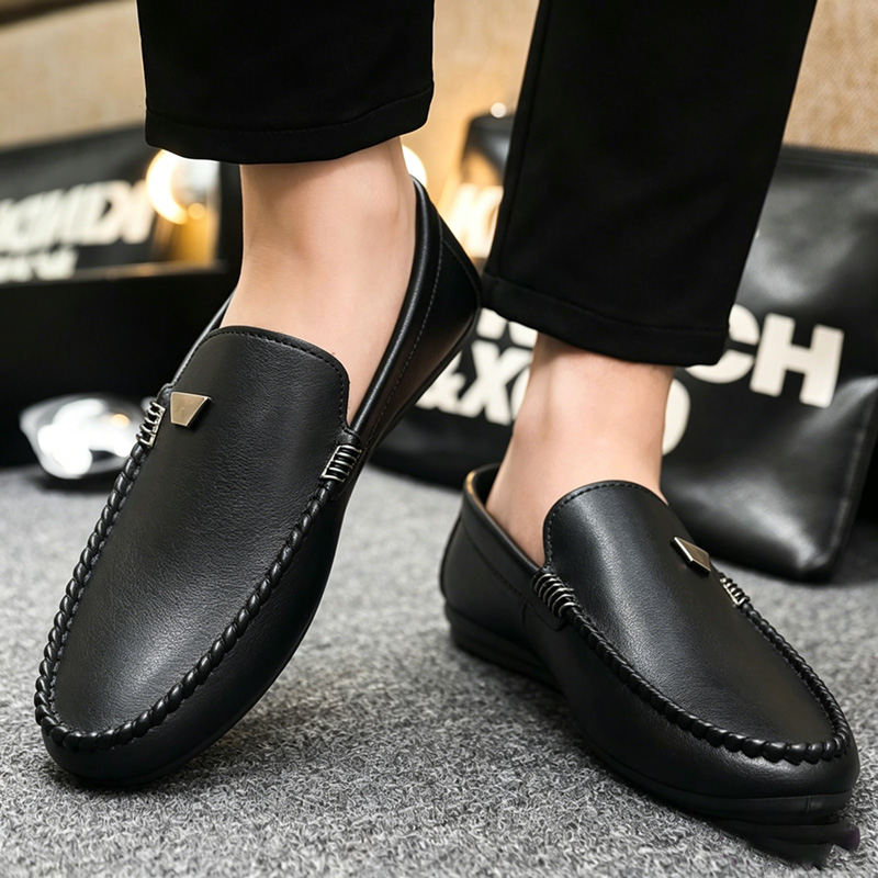 British Style Men's Leather Sh - đánh giá và giá Men'S Shoes Hey Dude
