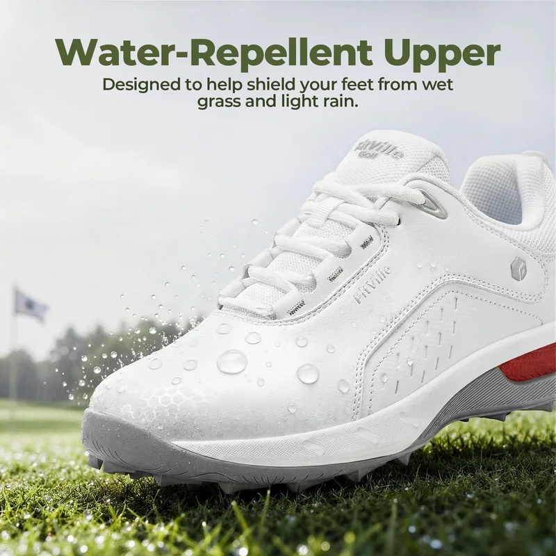 FitVille Men's Golf Shoes Wide - đánh giá và giá Men'S Shoes Water Resistant