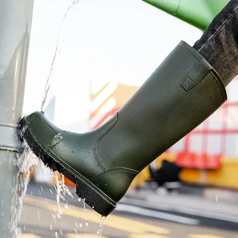 Rain Boots for Men Gum Fishing - đánh giá và giá Men'S Shoes Water Resistant