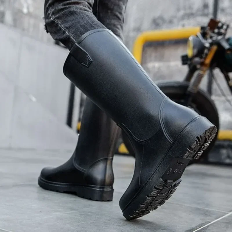 Rain Boots for Men Gum Fishing - đánh giá và giá Men'S Shoes Water Resistant
