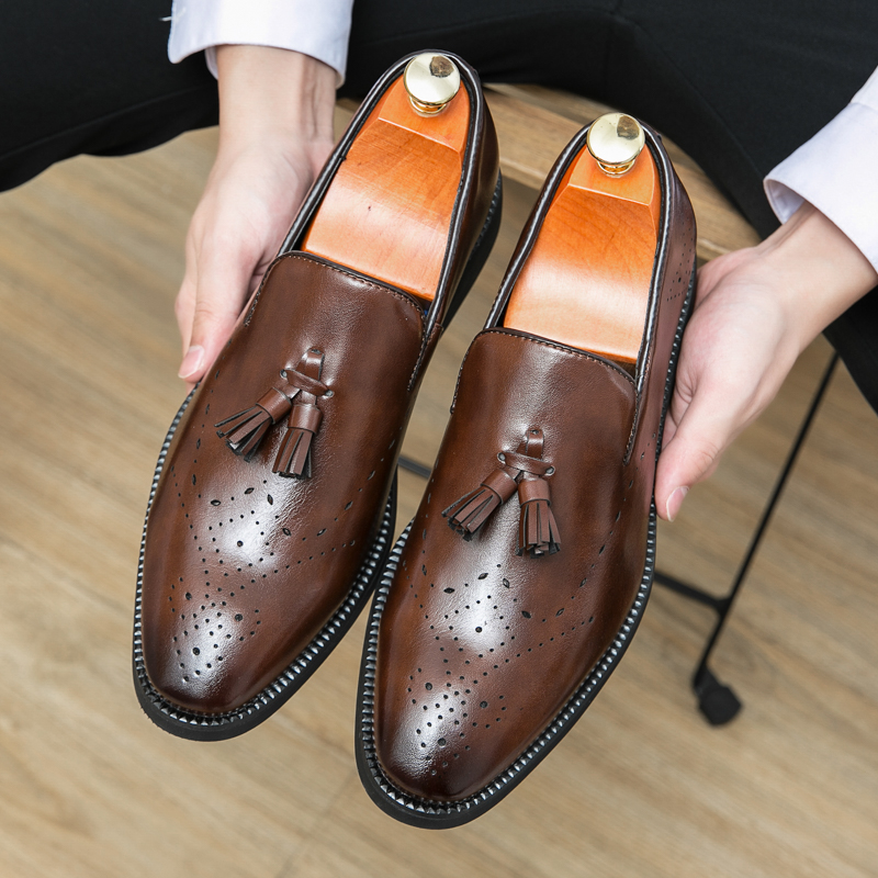 Men Low Heel Tassel Brogue Loa - đánh giá và giá Men'S Shoes Smart