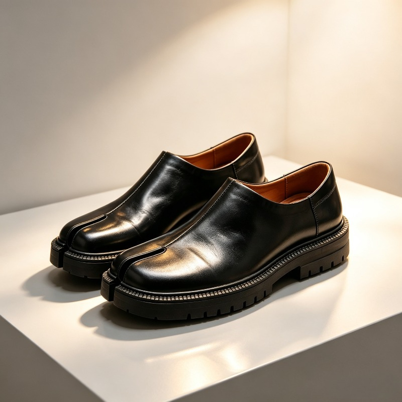 Men Split Toe Leather Loafers  - đánh giá và giá Men'S Shoes Hey Dude