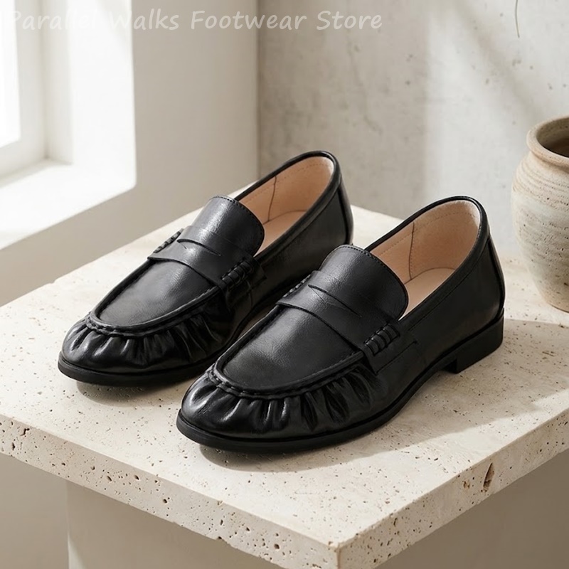 Men Retro Pleated Apron Toe Pe - đánh giá và giá Men'S Shoes Smart