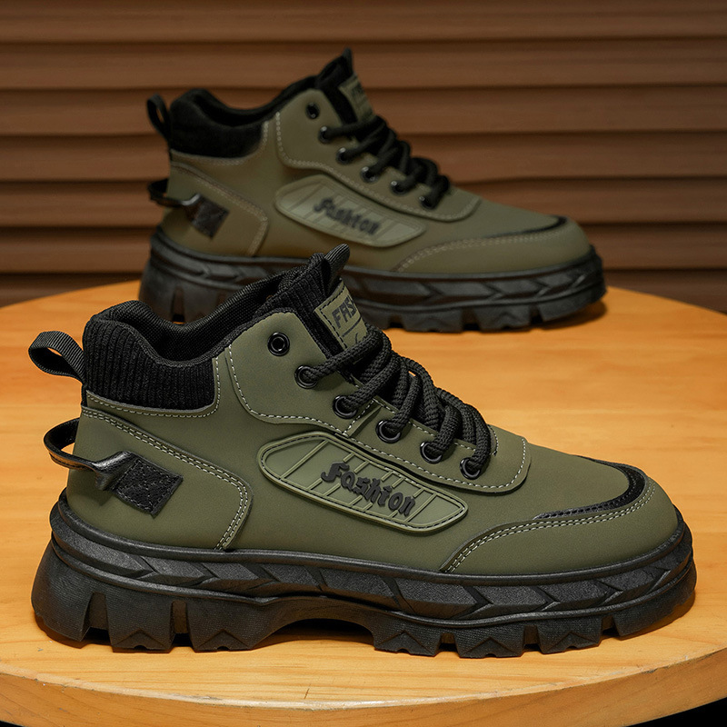 New Men's Hiking Shoes Chunky  - đánh giá và giá Men'S Shoes Increase Height