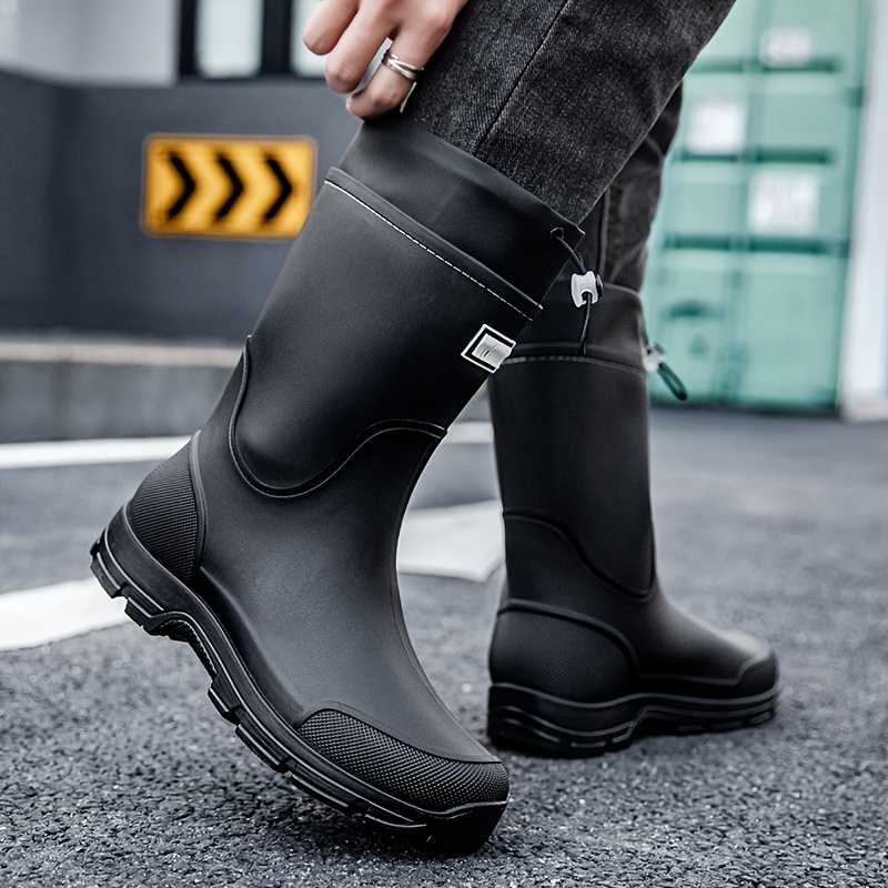 Men waterproof Rain Boots Mid  - đánh giá và giá Men'S Shoes Water Resistant